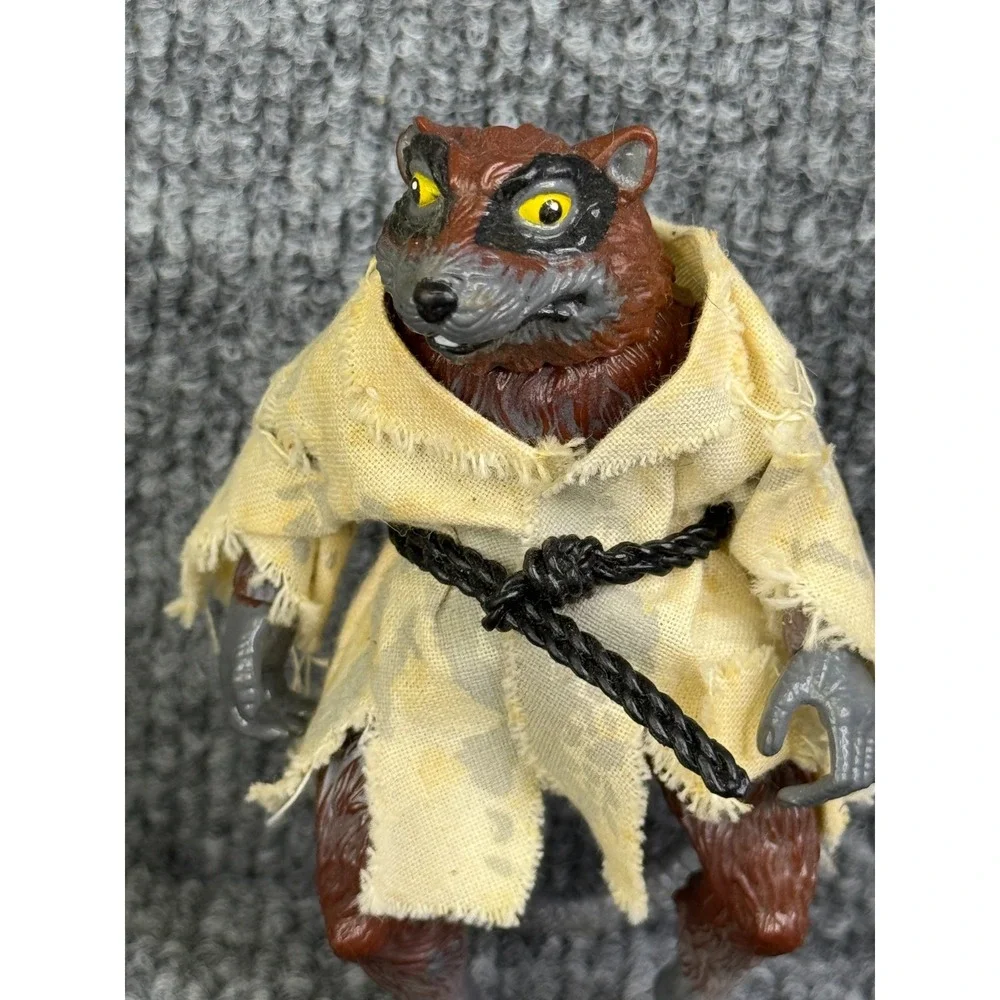 Vintage 1992 TMNT Master Splinter Figure Playmates Mirage Studios Robe Accessory